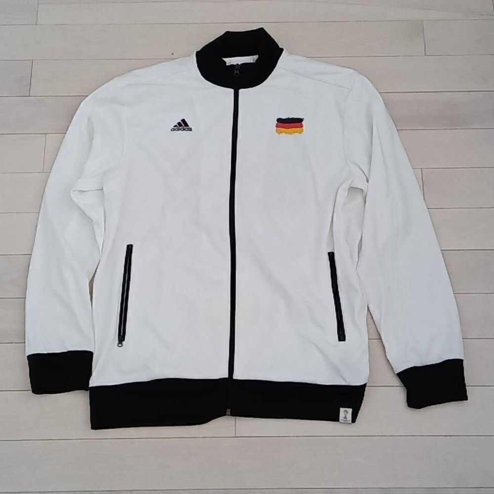 Adidas Men's Germany Rio World Cup Graffiti Track Jacket White Large